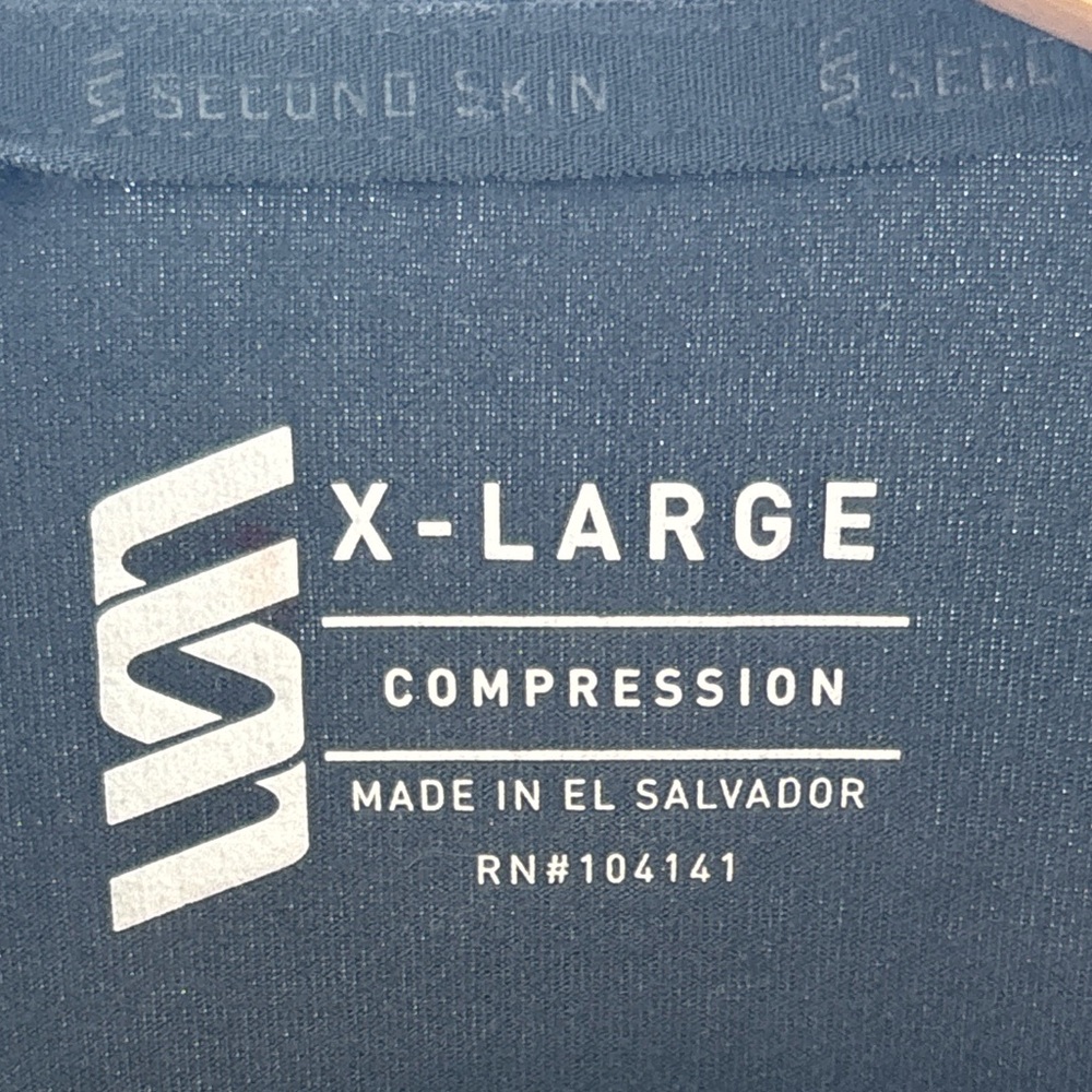 Second Skin Compression Quarter-Zip Pullover In G… - image 4